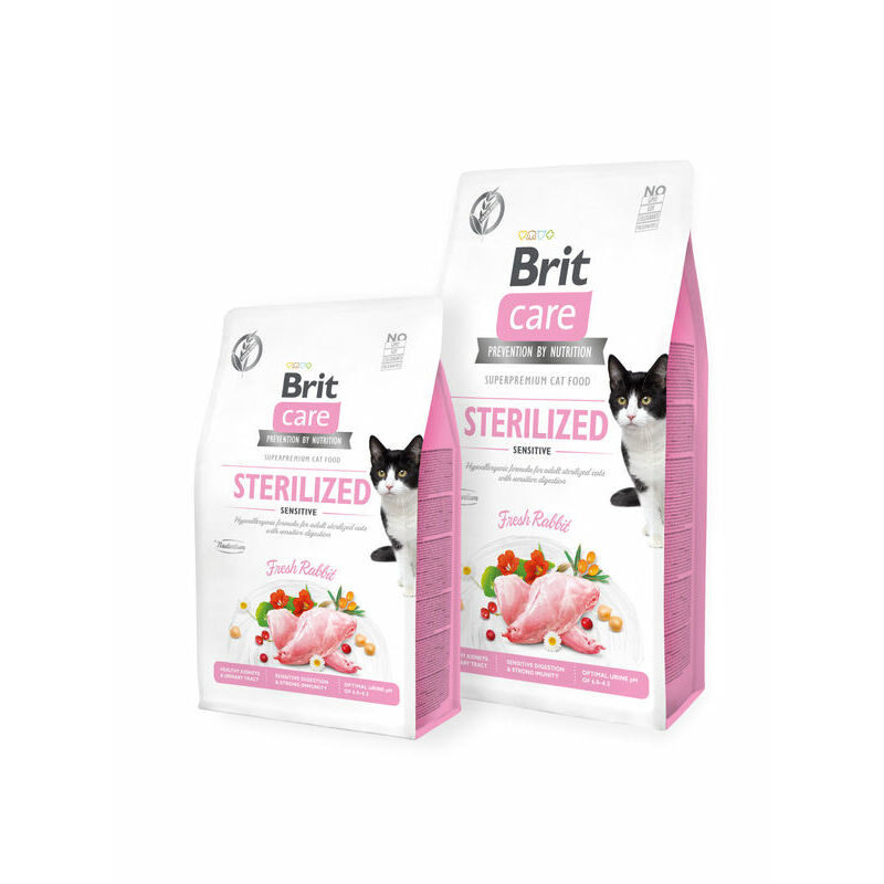 Dry cat food Brit Care Cat GF Sterilized Sensitive 2 kg