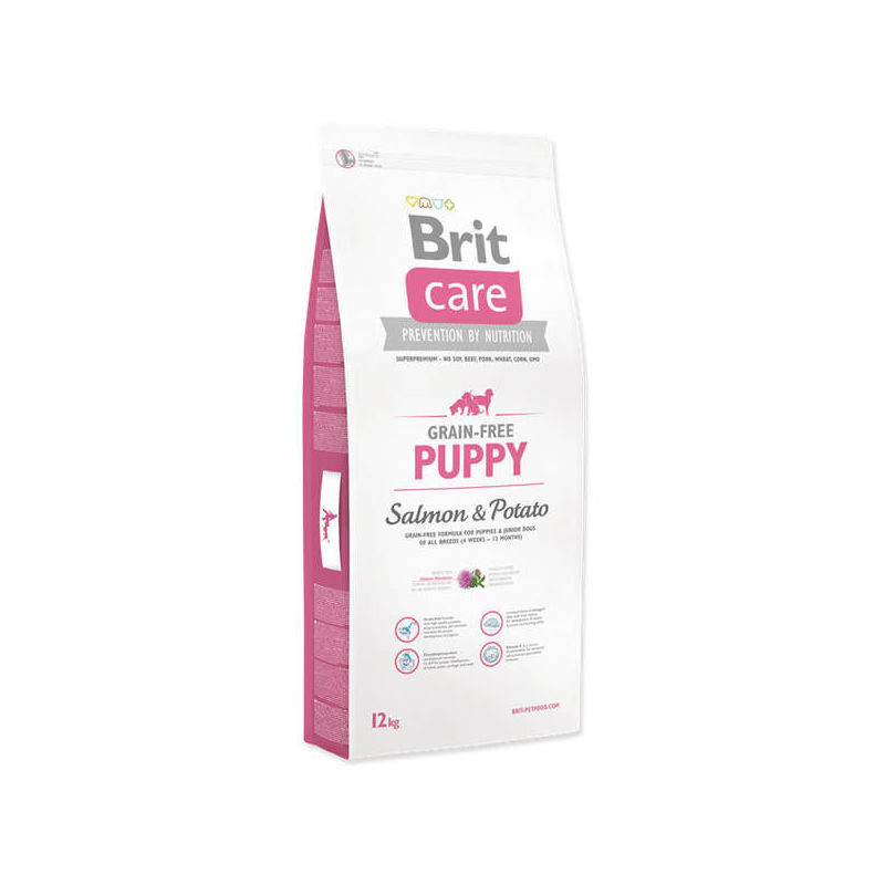 Dog dry food Brit Care Grain-free Puppy Salmon & Potato 12 kg