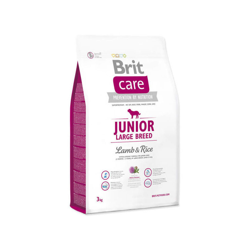  Brit Care Junior Large Breed Lamb & Rice 3 kg barība kucēniem