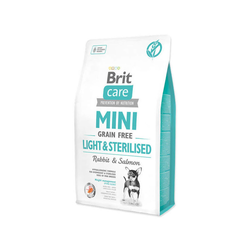 Dog dry food Brit Care Mini Light & Sterilised 2kg