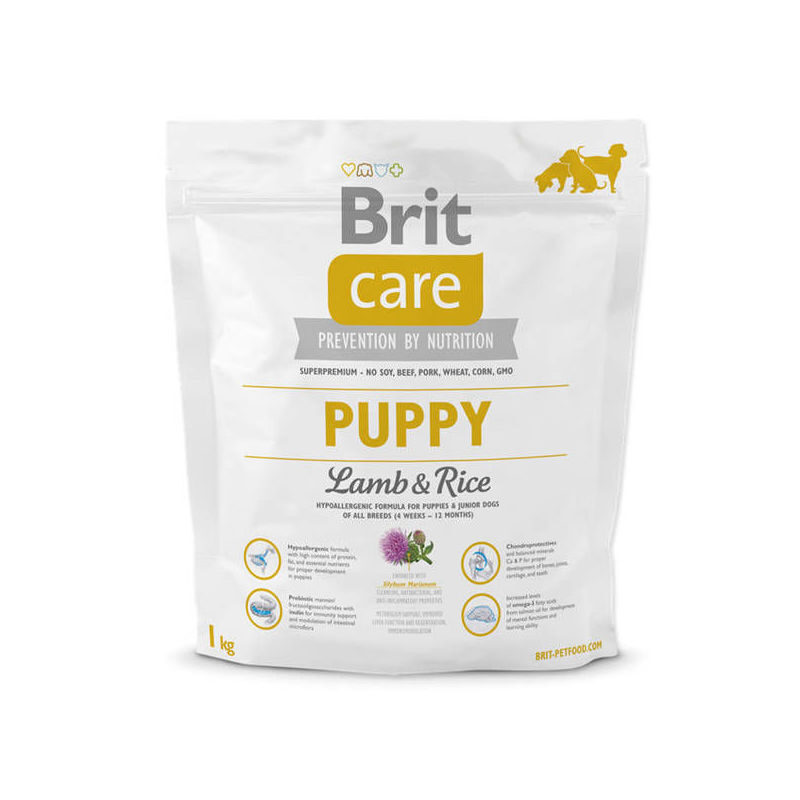 Brit Care Puppy Lamb & Rice 1 kg barība kucēniem
