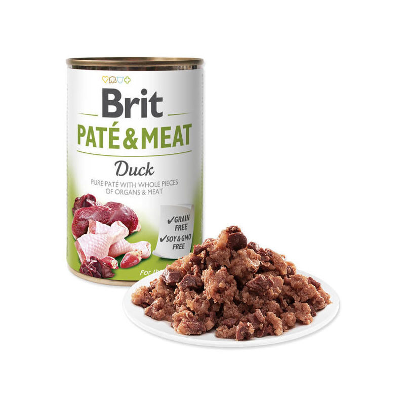 BRIT CARE wet Duck Paté & Meat 400 g