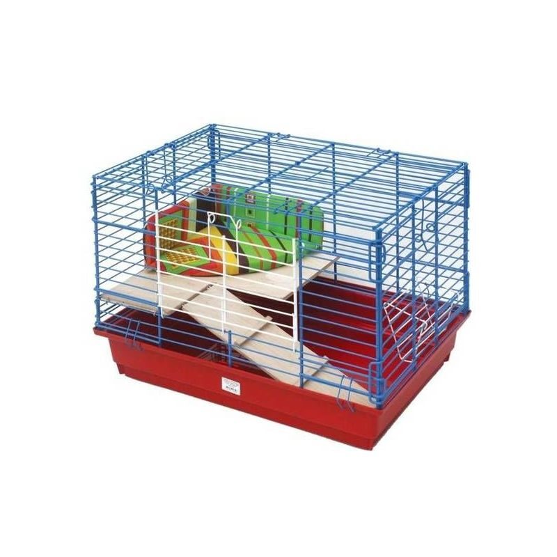 Box for rabbits 2 levels 60x40x41 cm