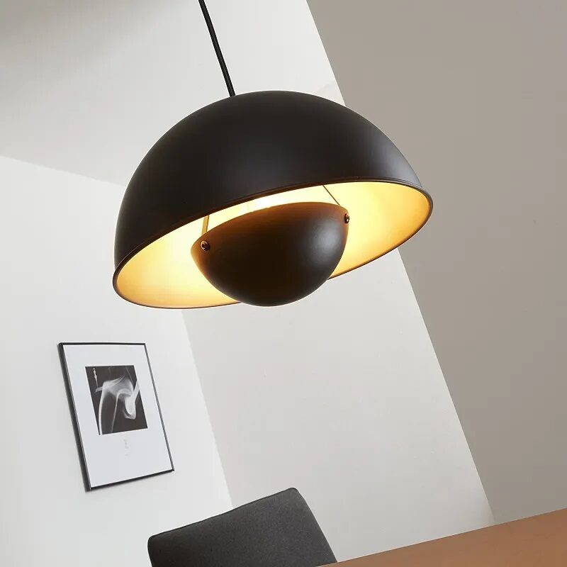 BRILONER SAND ceiling lamp, black with gold, 1 X E27 MAX. 60W