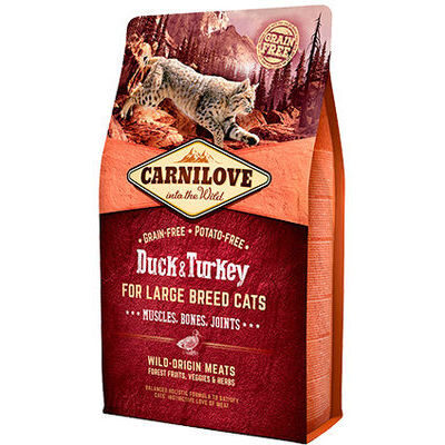 CARNILOVE Duck & Turkey Large Breed Cats 2kg