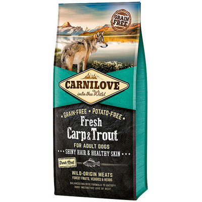 CARNILOVE Fresh Carp & Trout for Adult 12kg dog dry food