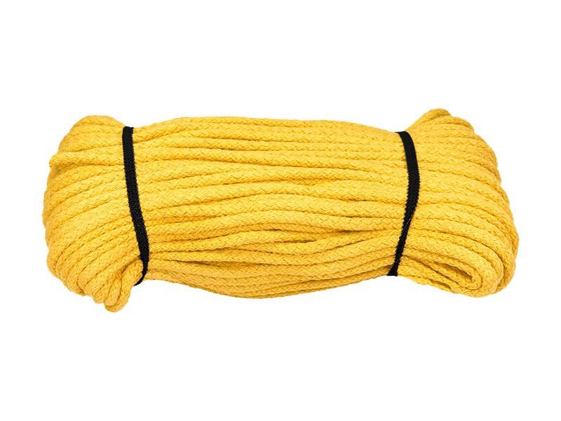 Twine cotton yellow 5 mm 50 m