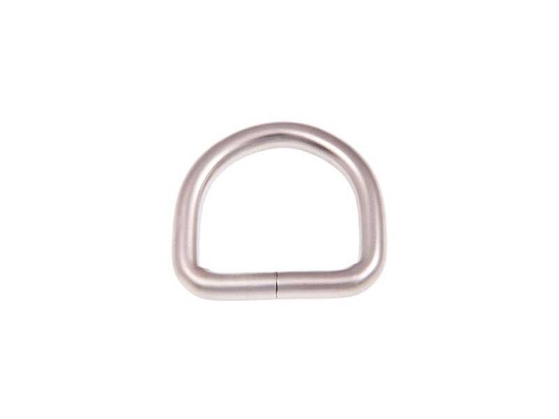 Extra Matt Metal D-ring 27/25/5 mm nickel