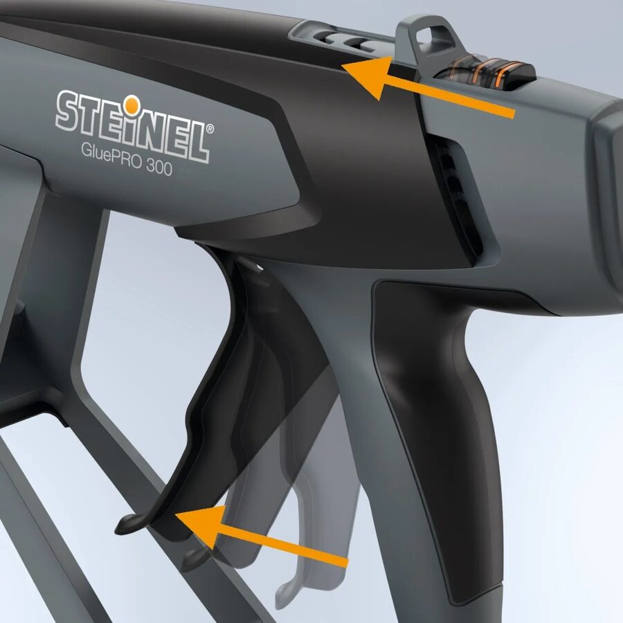 Steinel hot glue gun in GluePro 400 case