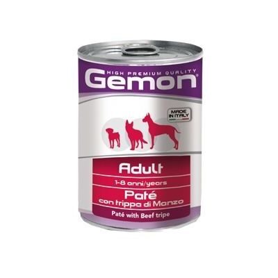 GEMON Dog pate Adult with beef tripe 0.4kg pastēte suņiem