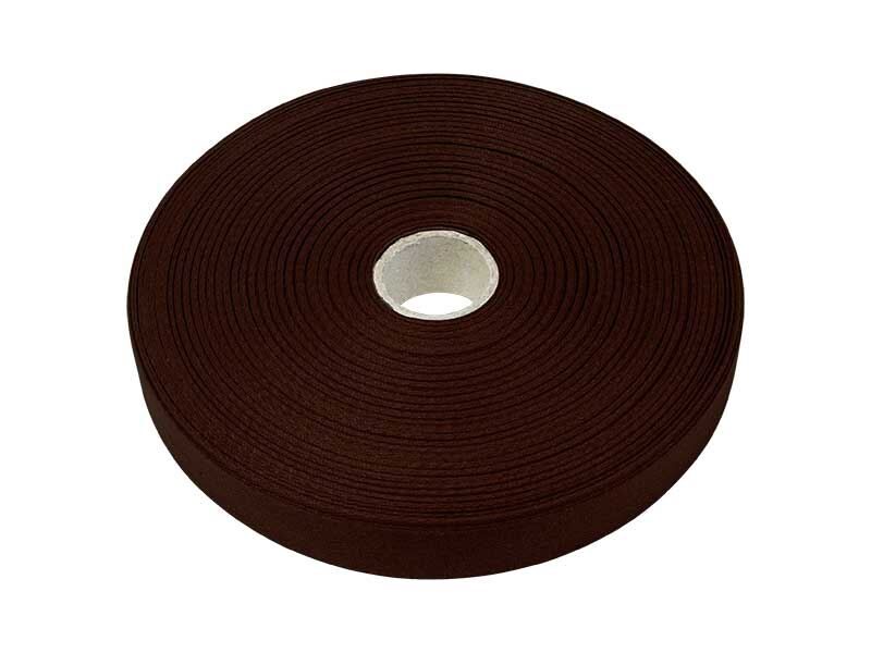 Herringbone-weave tapes 10 mm brown 50 m