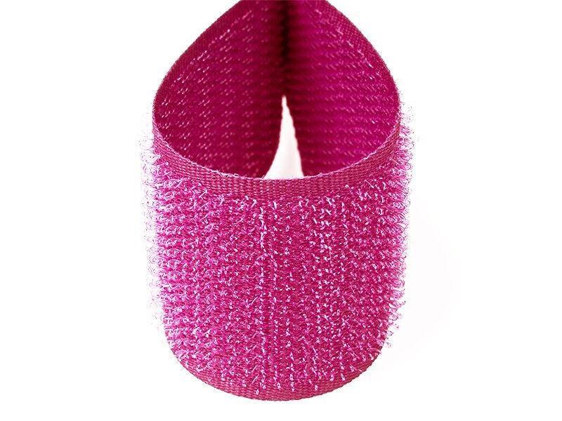 Hook velcro tape 20 mm pink