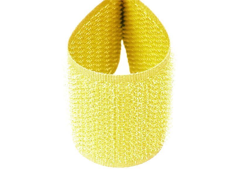 Hook velcro tape 20 mm light yellow
