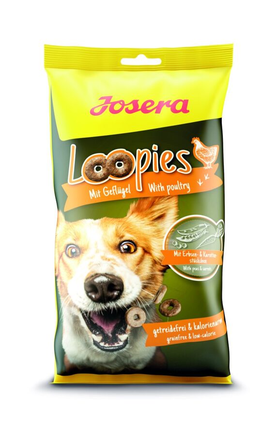 Josera Loopies ar mājputnu gaļu 150 g kārumi suņiem