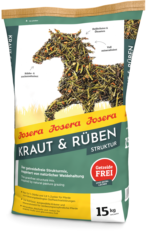Josera Kraut & Ruben Struktur 15 kg food for horses