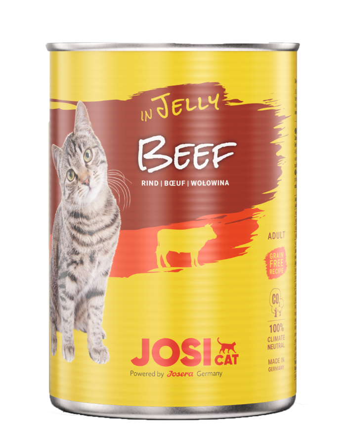 Cat wet food Josera JosiCat Beef in jelly 400 g