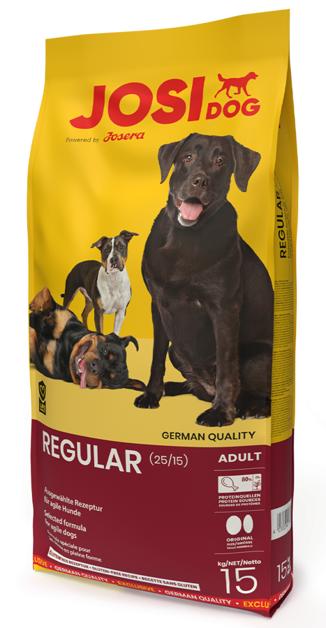 Josera Premium JosiDog Regular 15kg dog dry food