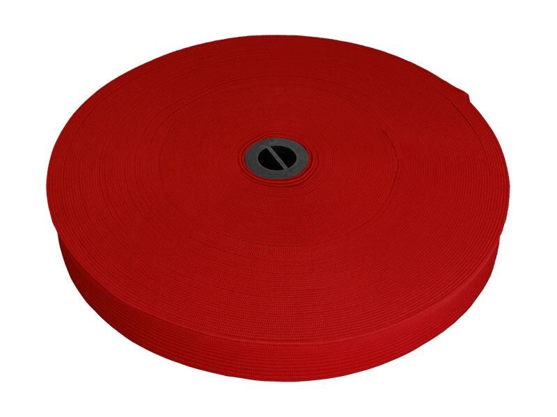 Elastīga sarkanā lenta 20 mm 25 m