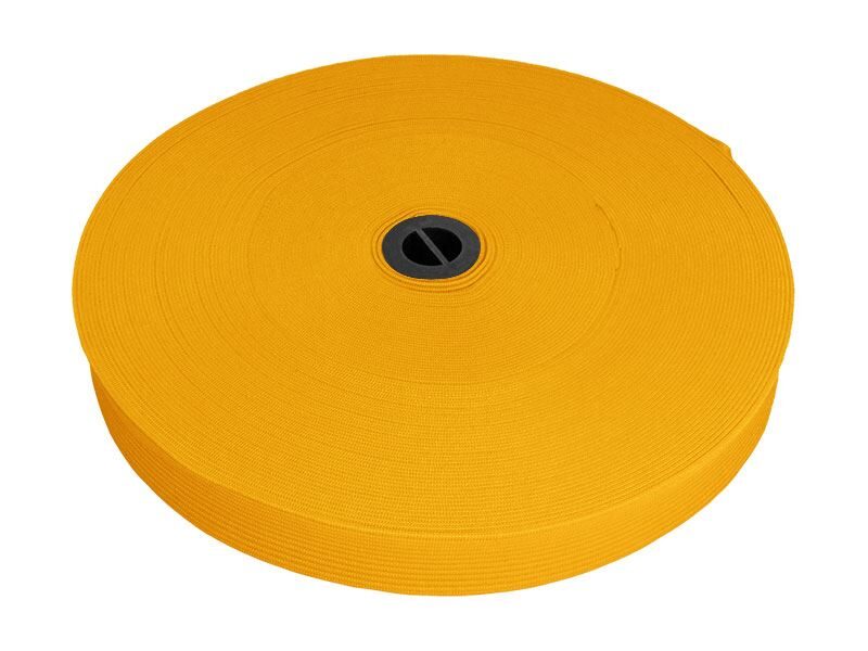 Shoes elastic band 20 mm yellow 25 m