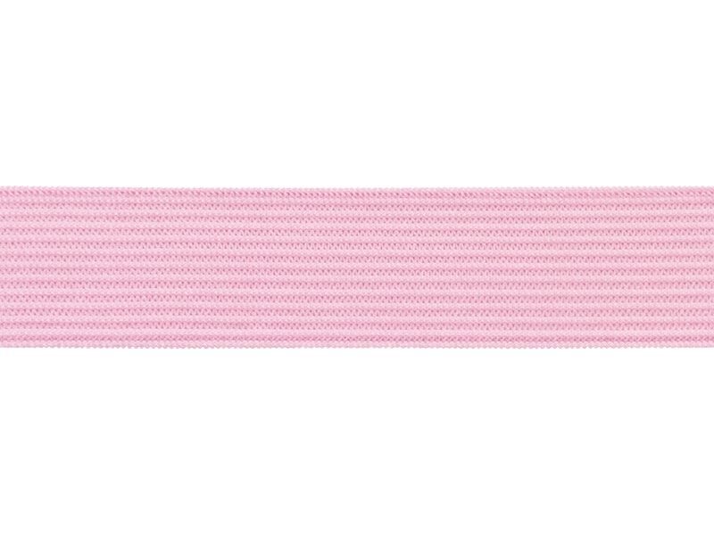 Elastīga gaiši rozā lenta 20 mm 25 m