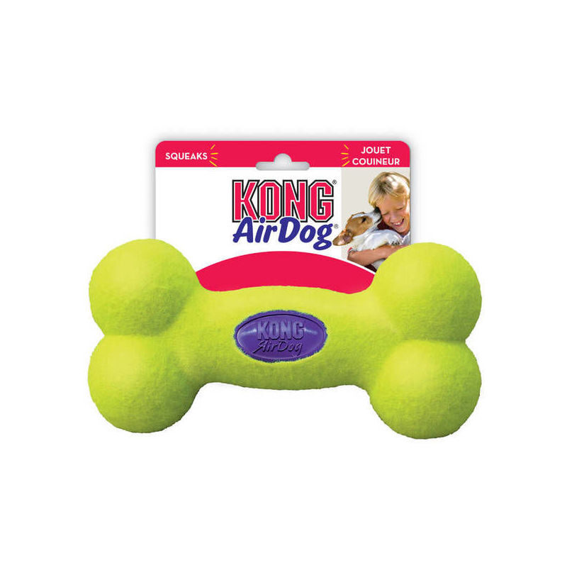 KONG AIR SQUEAKER BONE Small rotaļlieta kauliņs maziem suņiem
