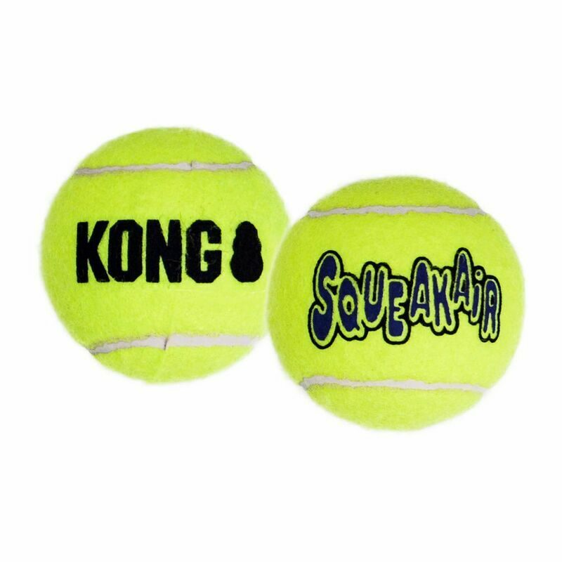 KONG AIR SQUEAKER TENNIS BALL Medium x 3 tenisa bumbiņas suņiem