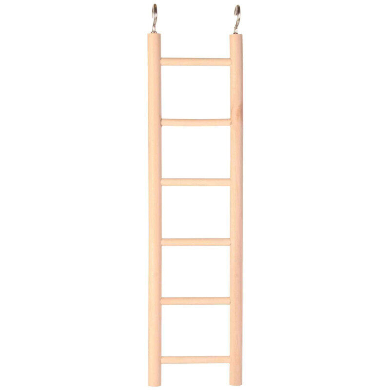 Koka trepes putniem Trixie Wooden ladder (6 pakāpieni) 28 cm
