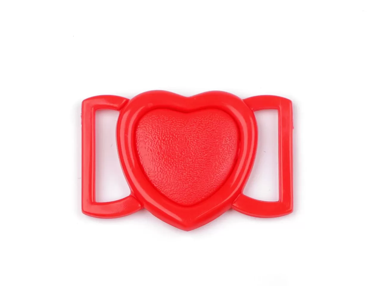 Plastmasas peldkostīmu aizdare 20 mm Sirds sarkana 2 gab. (uz vietas)