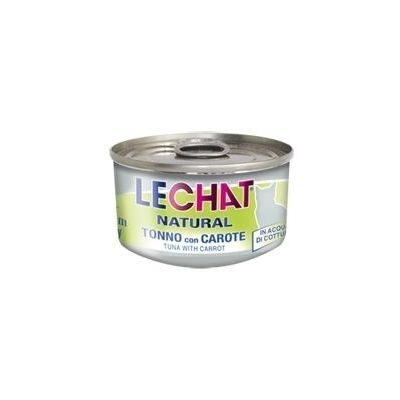 Wet cat food LeChat Natural Tuna with Carrot 80 g