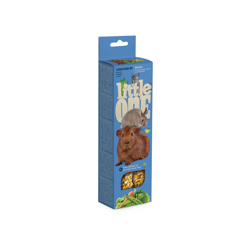 Little One Sticks for guinea pigs, rabbits and chinchillas with vegetables 2х60g in box