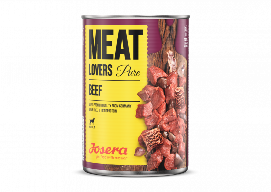 Konservi suņiem Josera Meat Lovers Pure Beef 400g