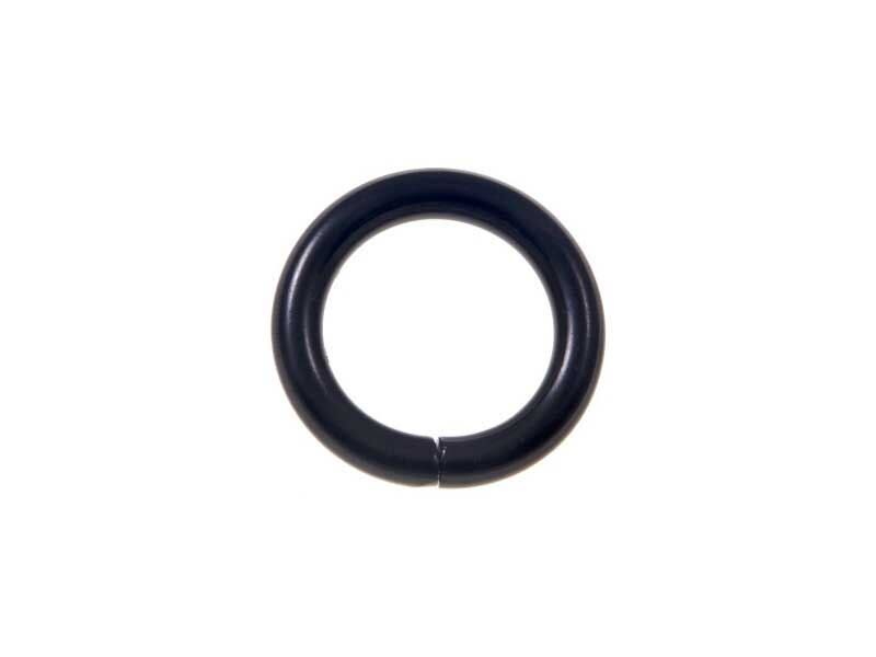 Metal ring black 25 mm 100 pcs