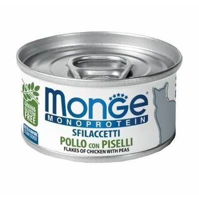 Monge Flakes Monoproteinic cat Chicken/Peas 80g konservi kaķiem