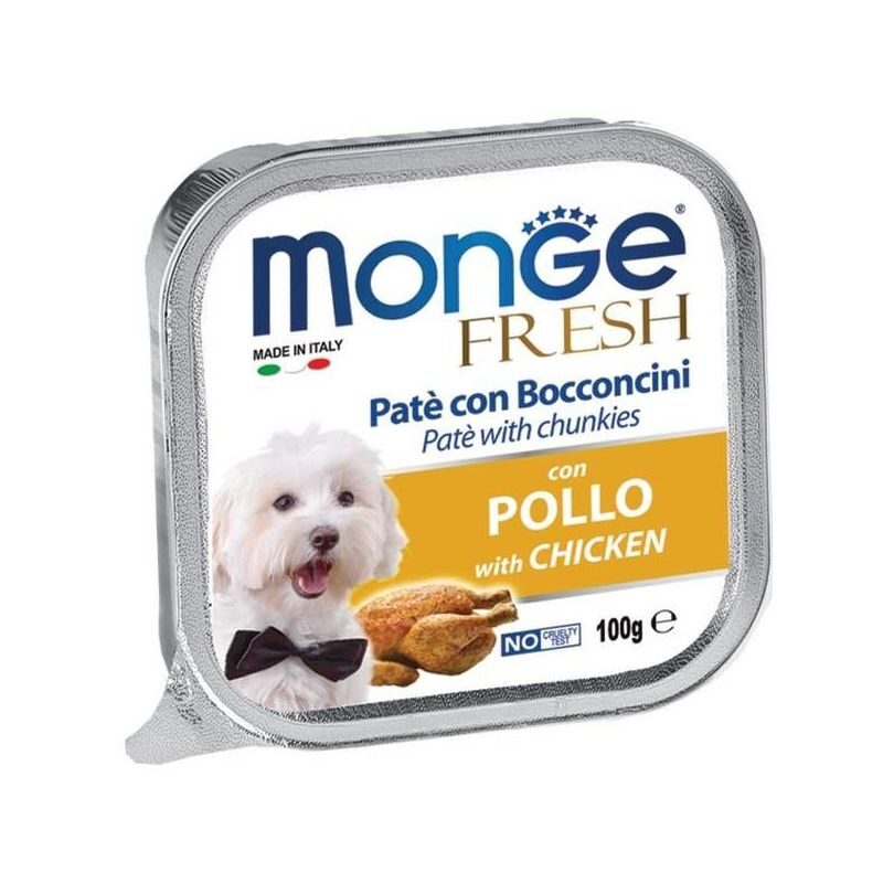 Monge Fresh pate with Chicken 100g konservi suņiem