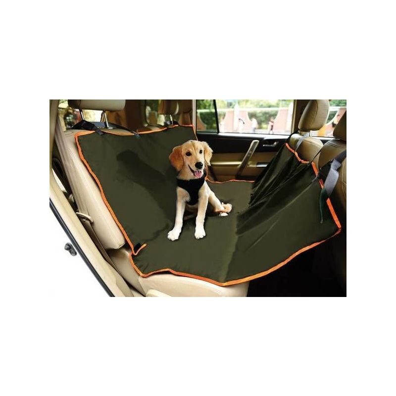 Waterproof car seats cover green/orange 142x142cm 880g