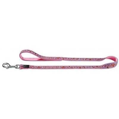Dog leash Krazy Tropical 25/100 neilon pink