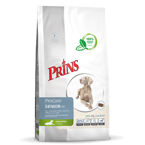 Prins ProCare Grainfree Senior Fit Grain-free food for senior dogs