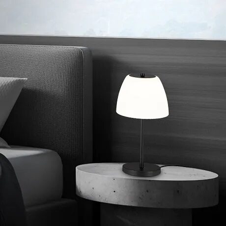 BRILONER LED table lamp, Ø 18cm, 5.5W, black