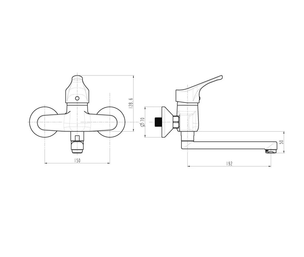 F.J.Schütte HOGA ATTICA single lever kitchen mixer