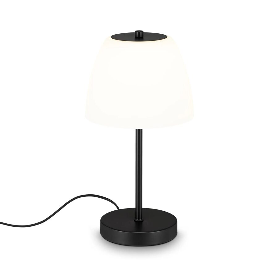 BRILONER LED galda lampa, Ø 18cm, 5,5W, melna