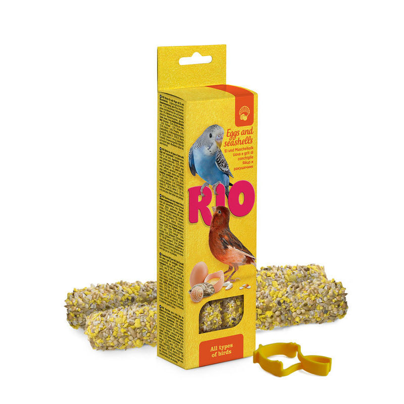 RIO Sticks for all types of birds with eggs and oystersell 2x40g