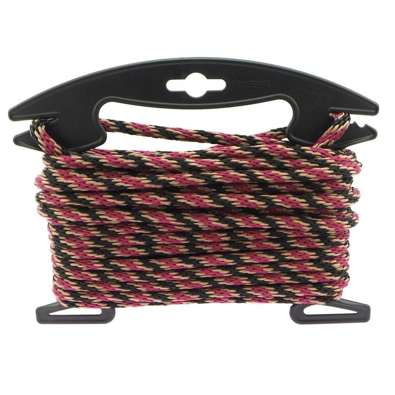 Polypropylene rope Tan / Maroon / Black