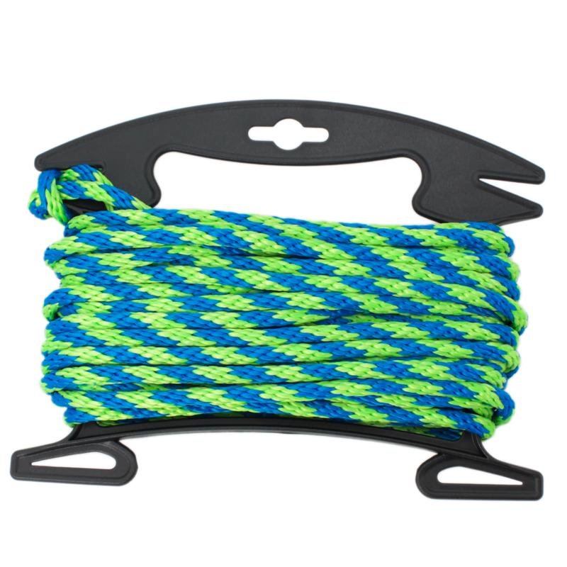 Polypropylene rope Neon Green / Blue