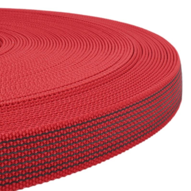 Polypropylene Rubber Webbing Red 15 - 25 mm