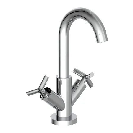 F.J.Schütte HOGA ELIOT two-handle washbasin mixer with pop-up