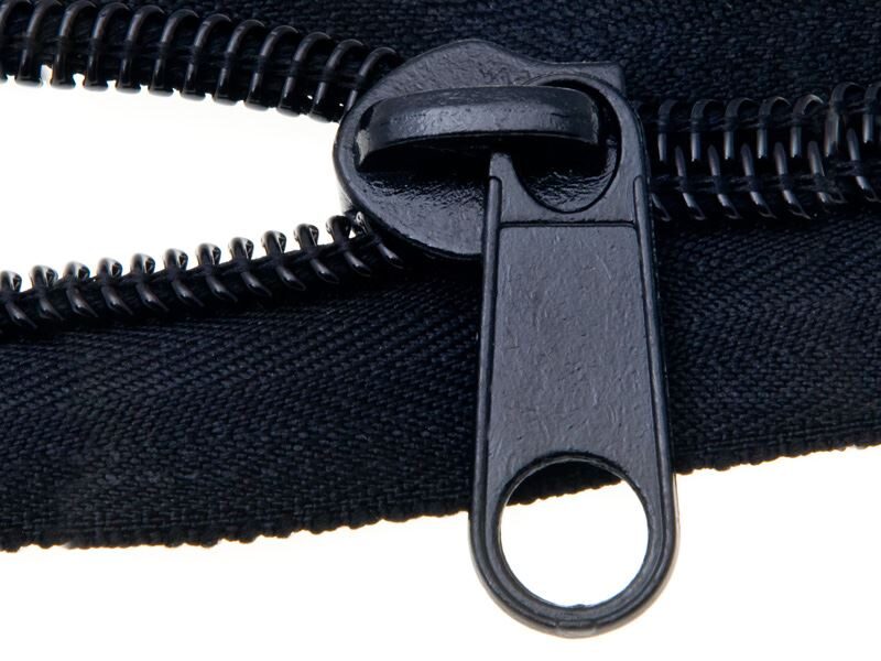 Extra heavy slider for nylon zipper tapes #10 non lock black set