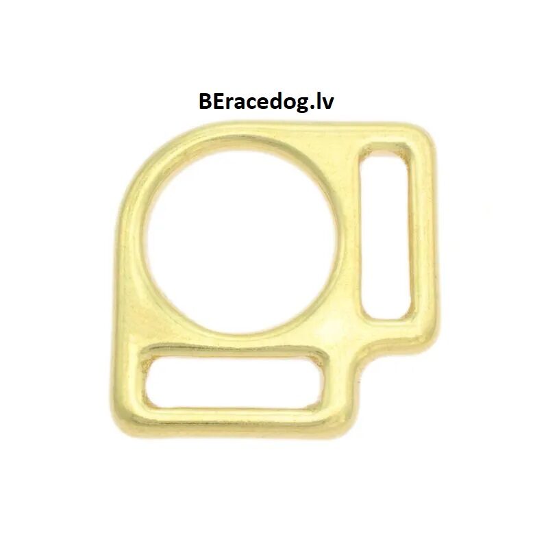 2 Sided Halter Square - Solid Brass 25 mm