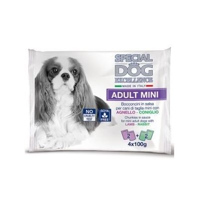 Wet food SPECIAL DOG Excellence pouches Mini ADULT lamb/rabbit 4x100g