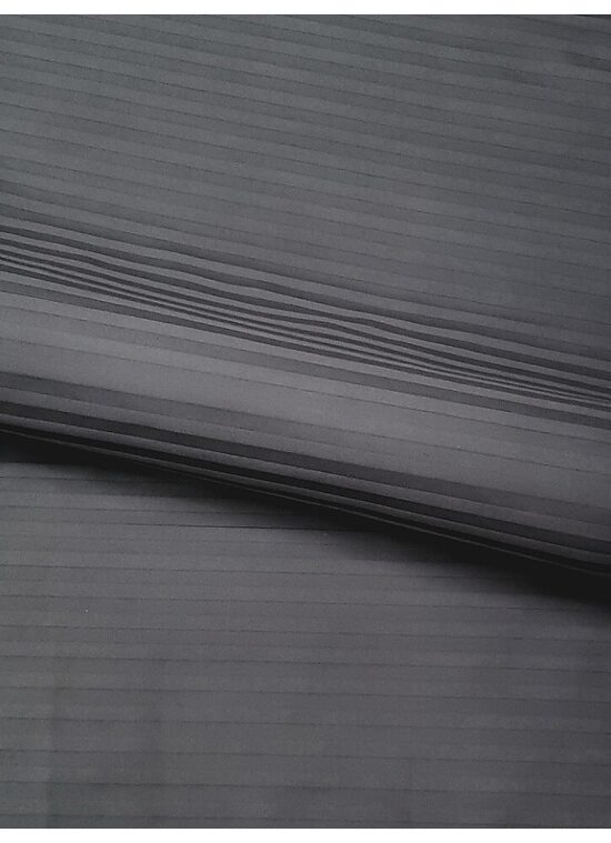 Satīna palags Stripe Satin Iron Gray