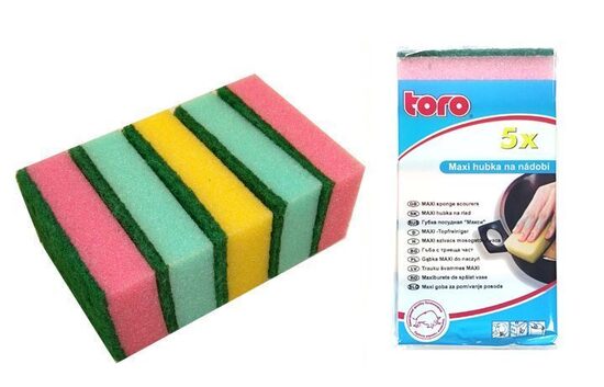 Toro trauku švammes 5gab 6x9x3cm 34g